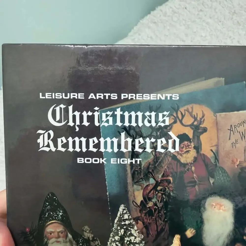 Leisure Arts Down Santa Claus Lane Hardcover Book